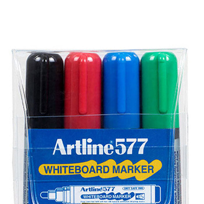 2806988-4pc-artline-579-whiteboard-marker-assorted-colours