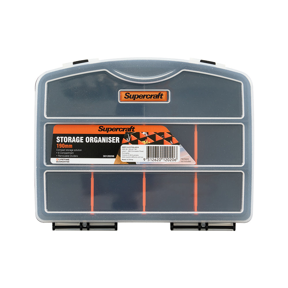 30120206-supercraft-parts-screws-bolt-storage-organiser-190mm-8-compartment