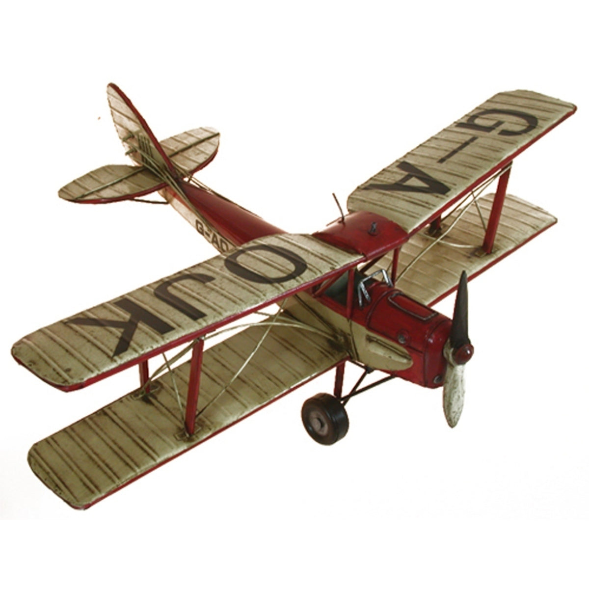 30280-boyle-50cm-ornament-tiger-moth-plane-metal-decor-red-white