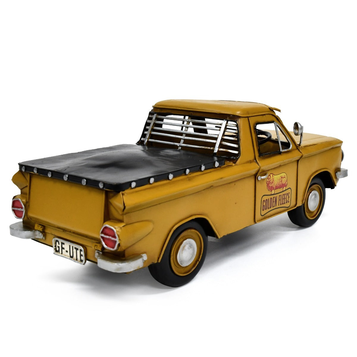 30701-boyle-30cm-golden-fleece-holden-ute-metal-ornament-yellow