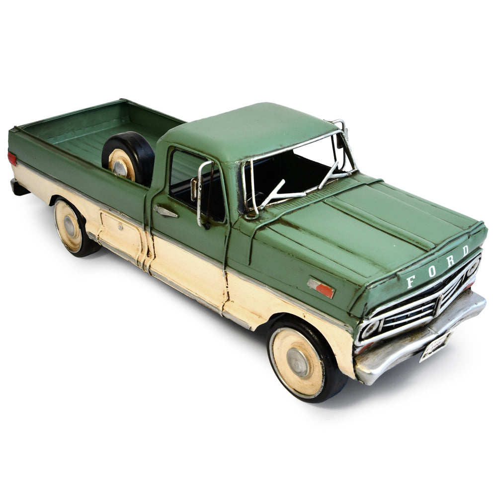 30710-boyle-1970-ford-f-100-metal-ornament-green-33cm