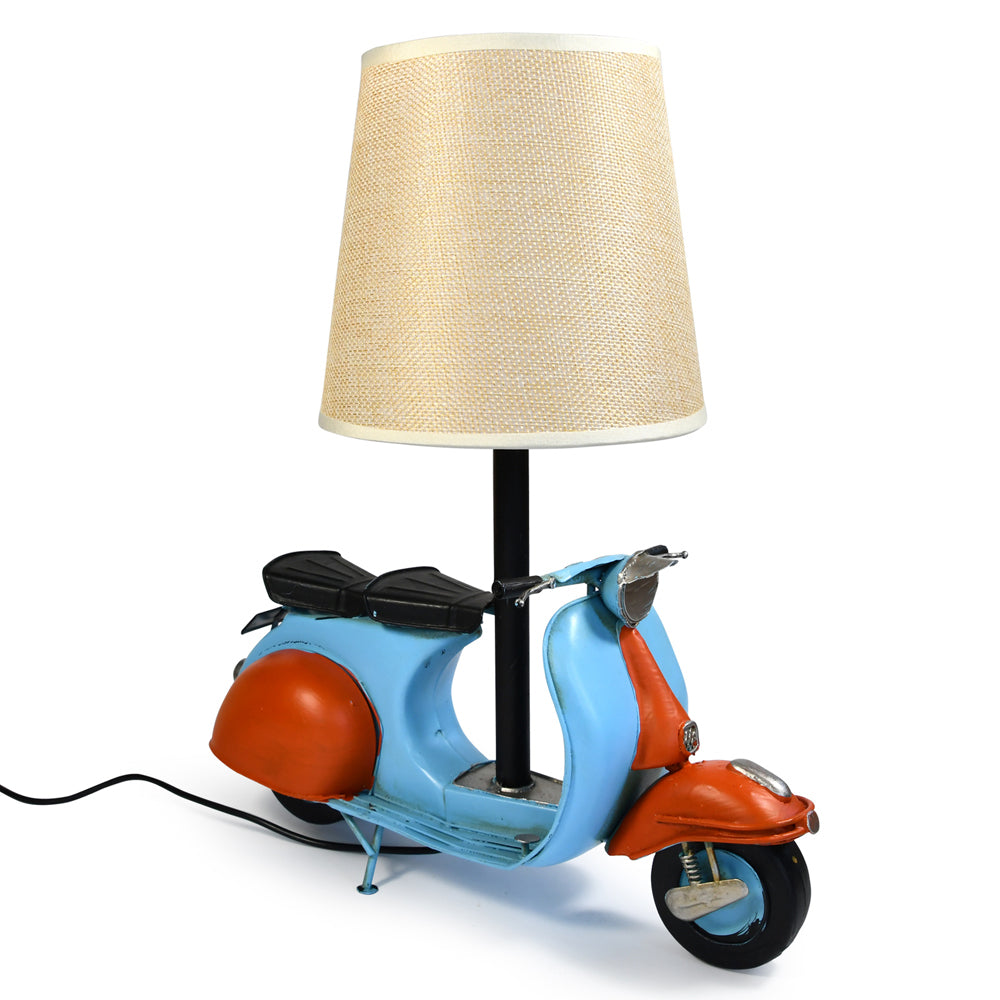 31115-auto-petit-usb-led-lamp-scooter-29x34cm-blue-red