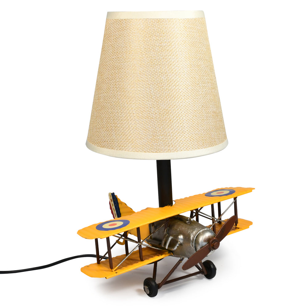 31118-auto-petit-usb-led-lamp-curtis-jenny-plane-20x27cm-yellow