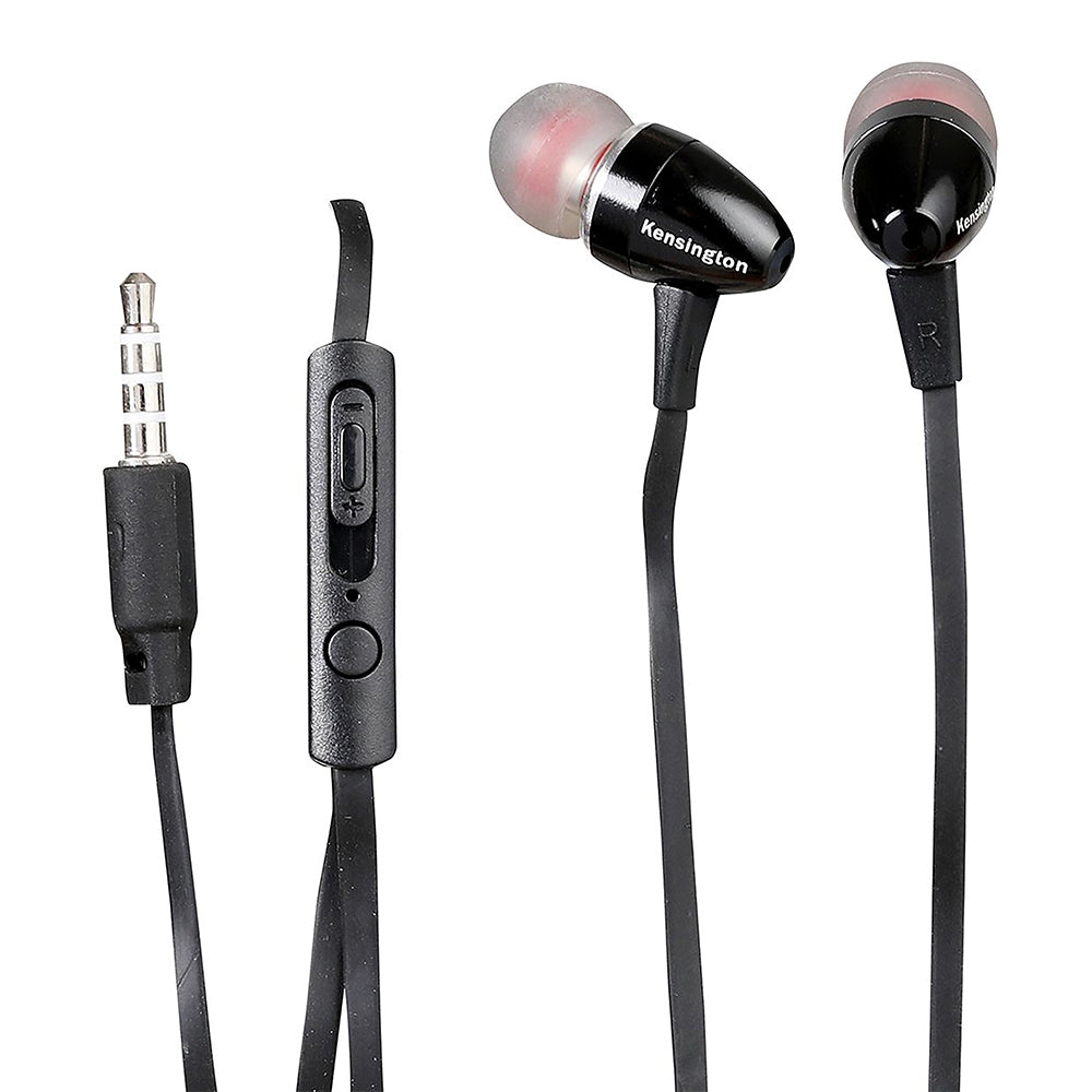 33464-kensington-wired-stereo-earphones-in-ear-earbuds-w-on-cable-mic-black