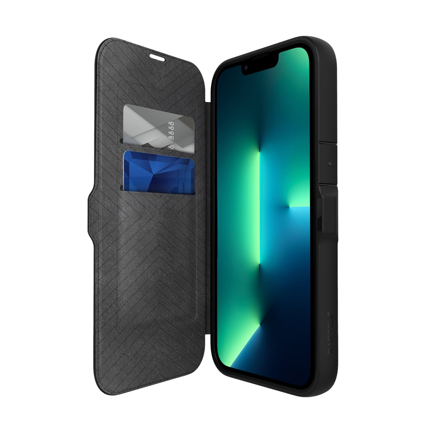 370304112001-raptic-urban-folio-wallet-flip-case-for-iphone-13-pro-max-black