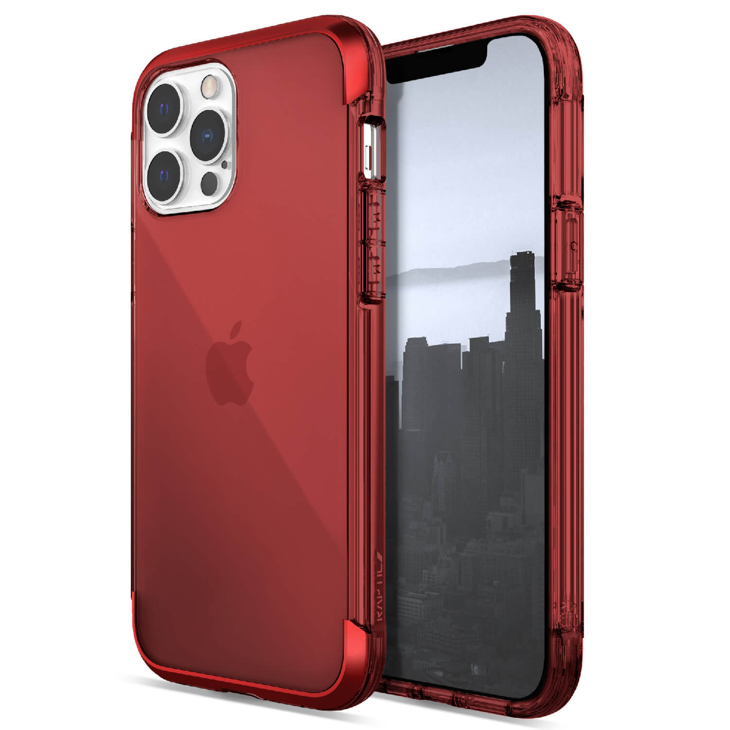 370404114005-x-doria-raptic-air-shockproof-case-cover-for-apple-iphone-13-pro-max-red