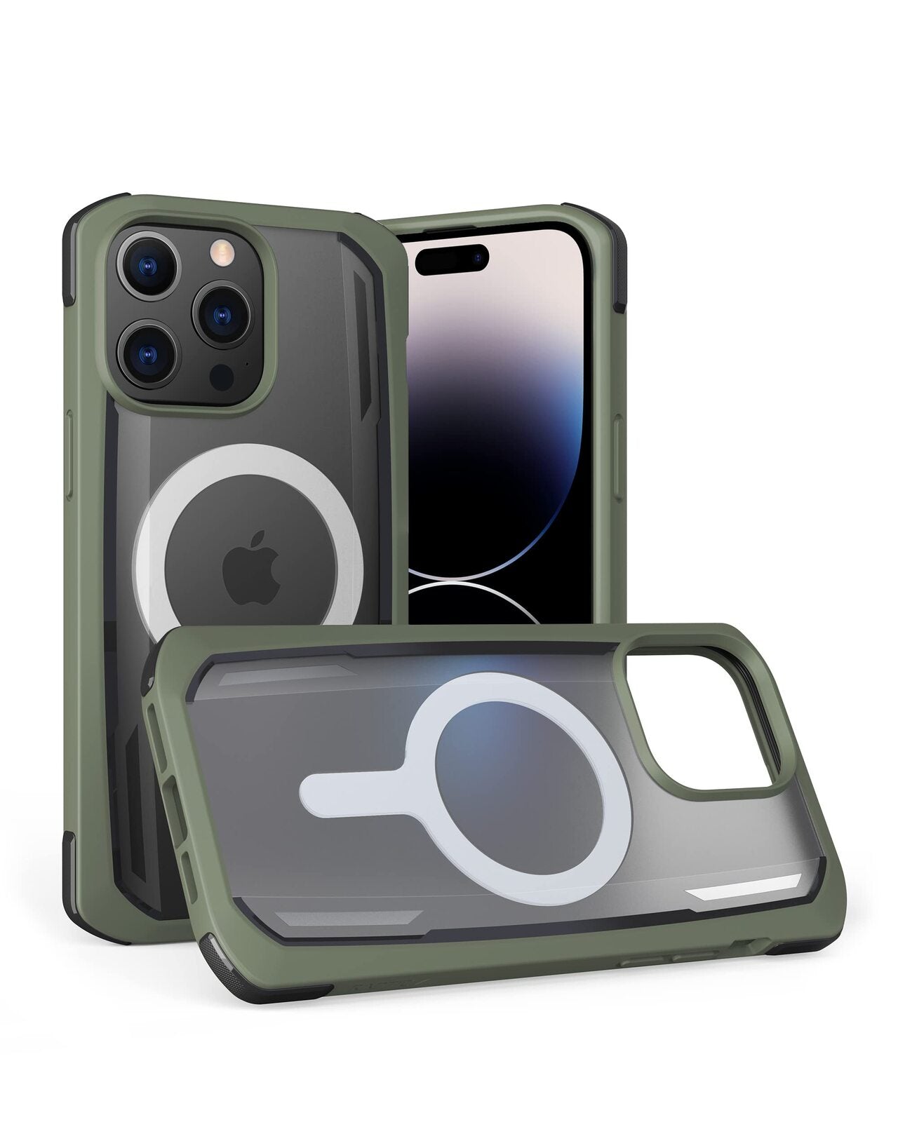 370405006001-x-doria-raptic-secure-magsafe-case-for-iphone-14-pro-green