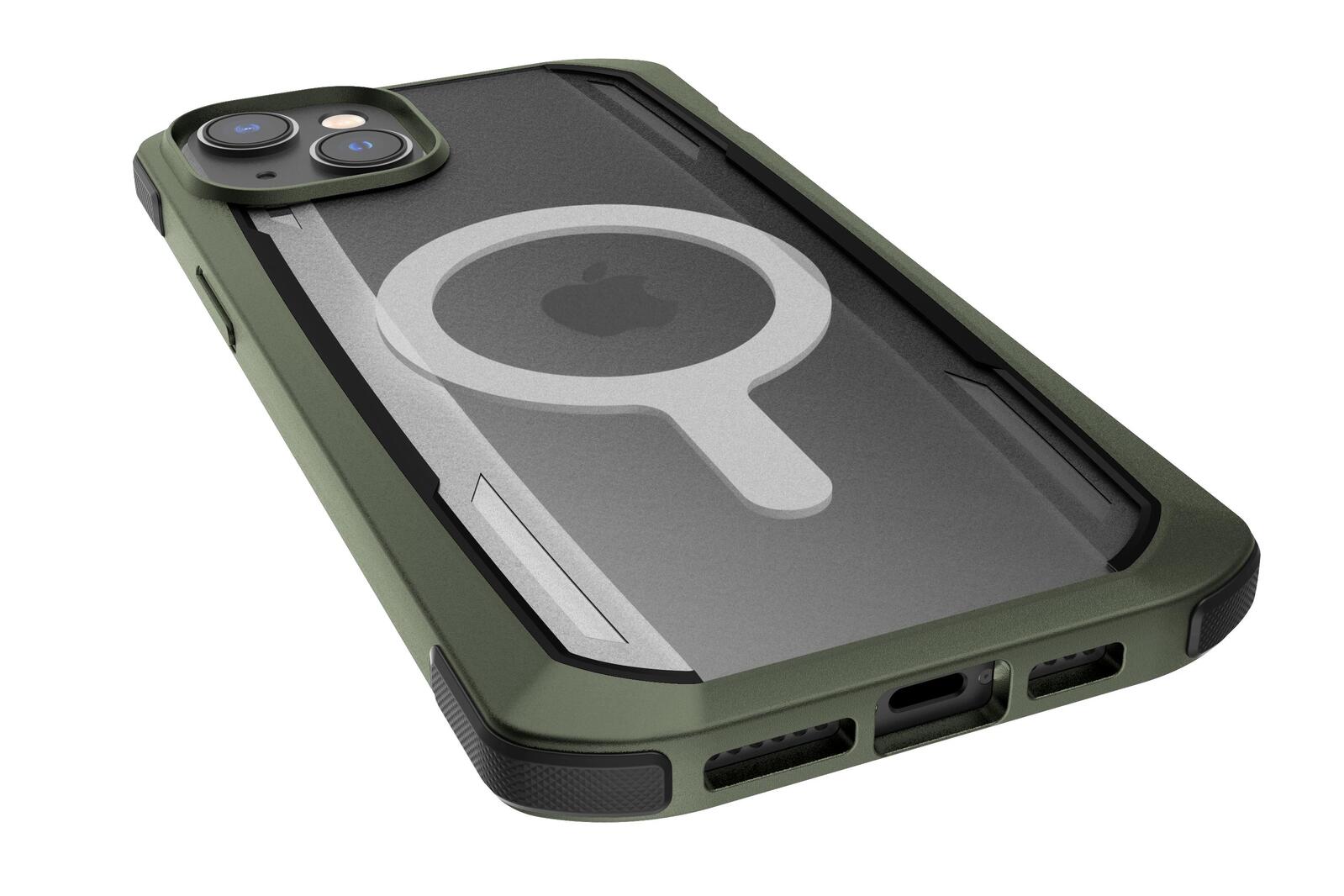 370405106001-x-doria-raptic-secure-magsafe-case-for-iphone-14-plus-green