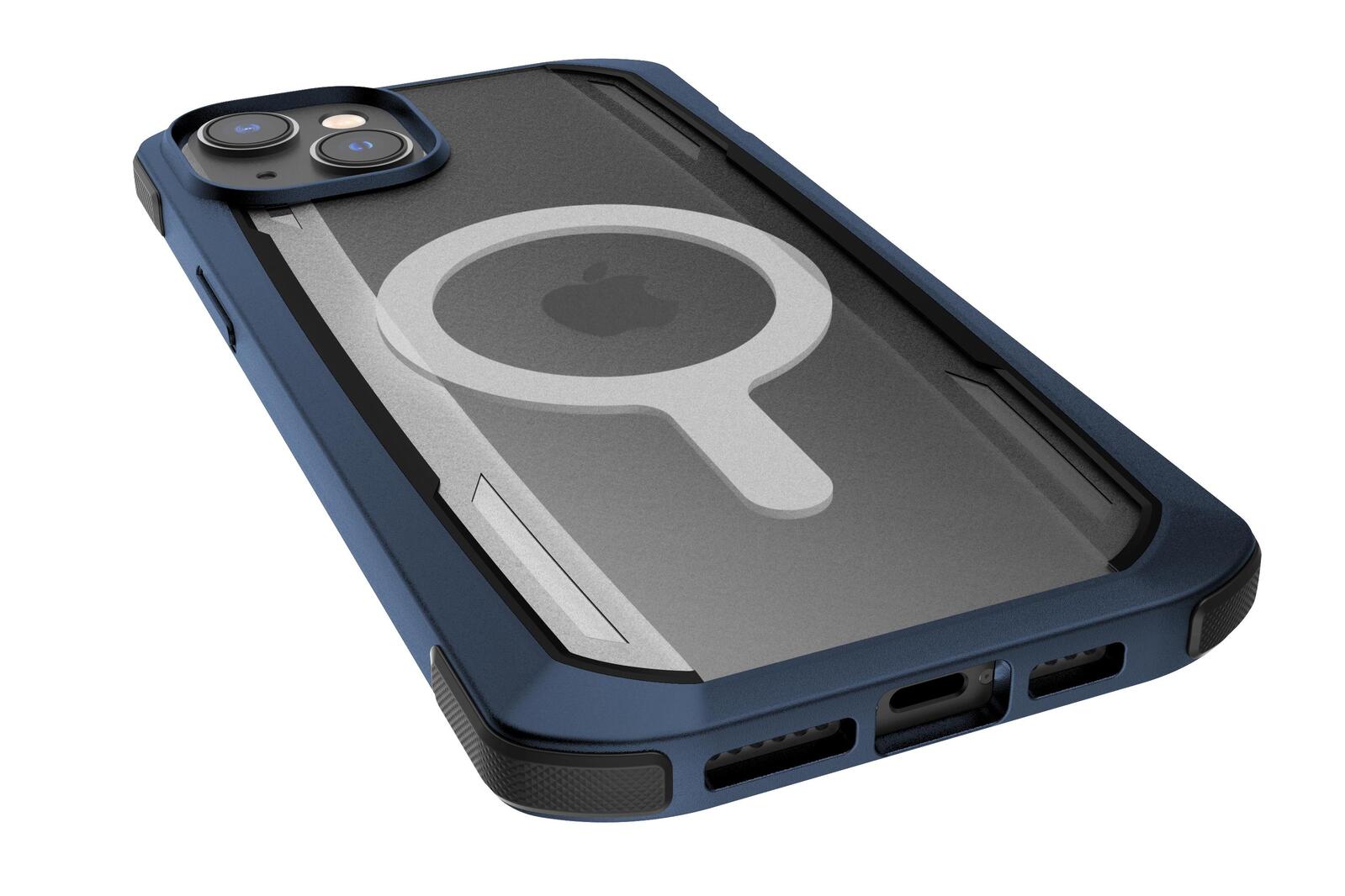 370405114002-x-doria-raptic-secure-magsafe-case-for-iphone-14-plus-blue