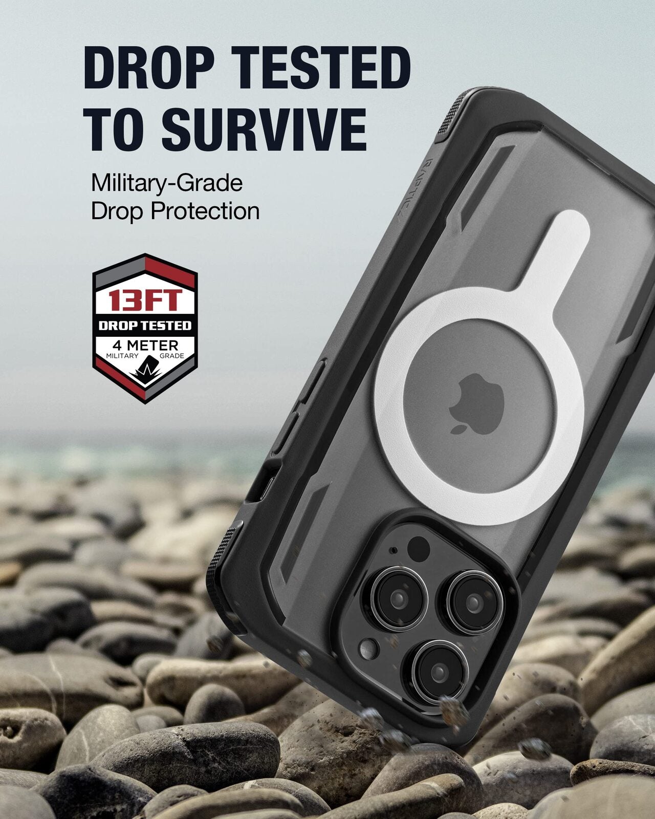 370405223001-x-doria-raptic-secure-magsafe-case-for-iphone-14-pro-max-black