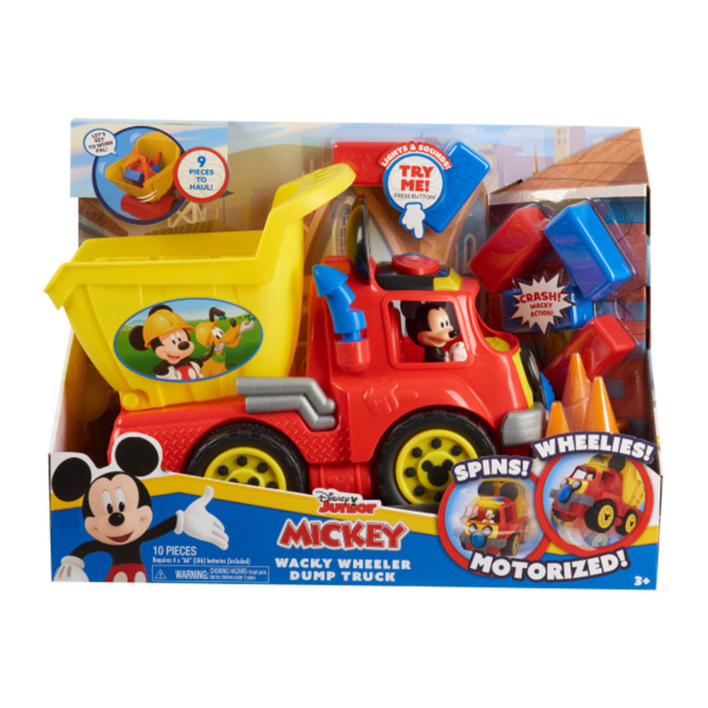 38733-10pc-disney-junior-mickey-wacky-wheeler-dump-truck-kids-toy-3y