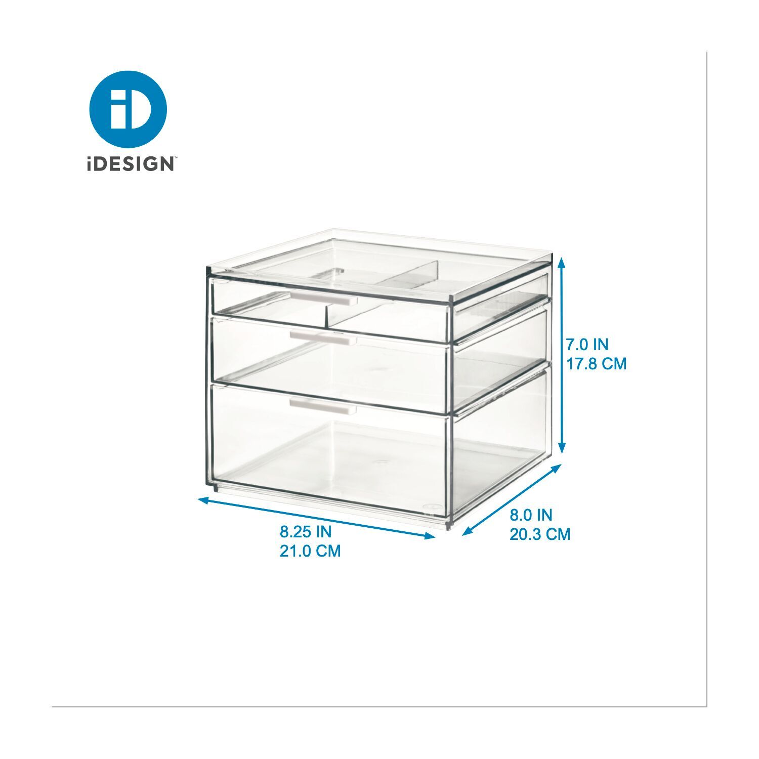 40208-idesign-3-drawer-21-59cm-tall-cosmetic-organiser-clear-matte-white