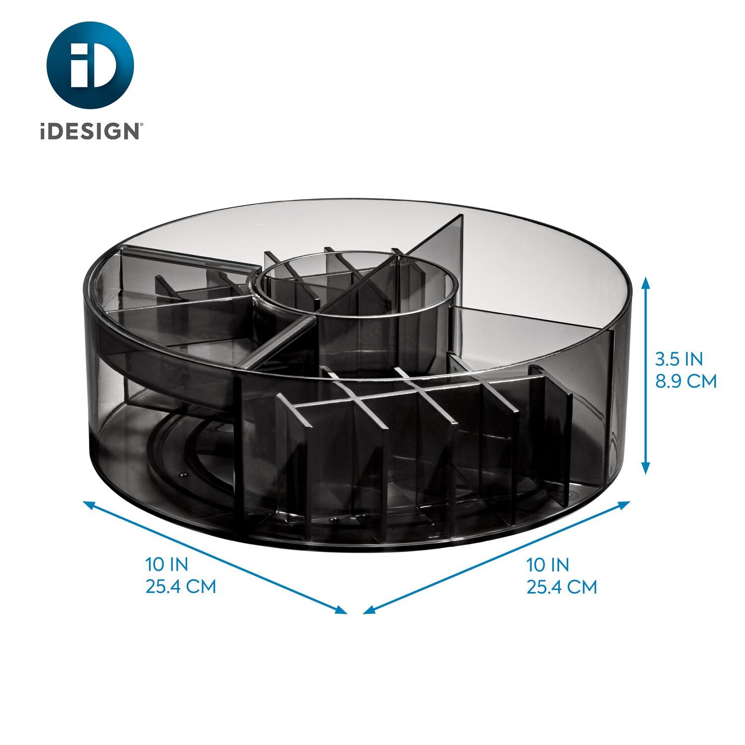 40229-idesign-25-4cm-cosmetic-carousel-makeup-organiser-smoke-matte-black