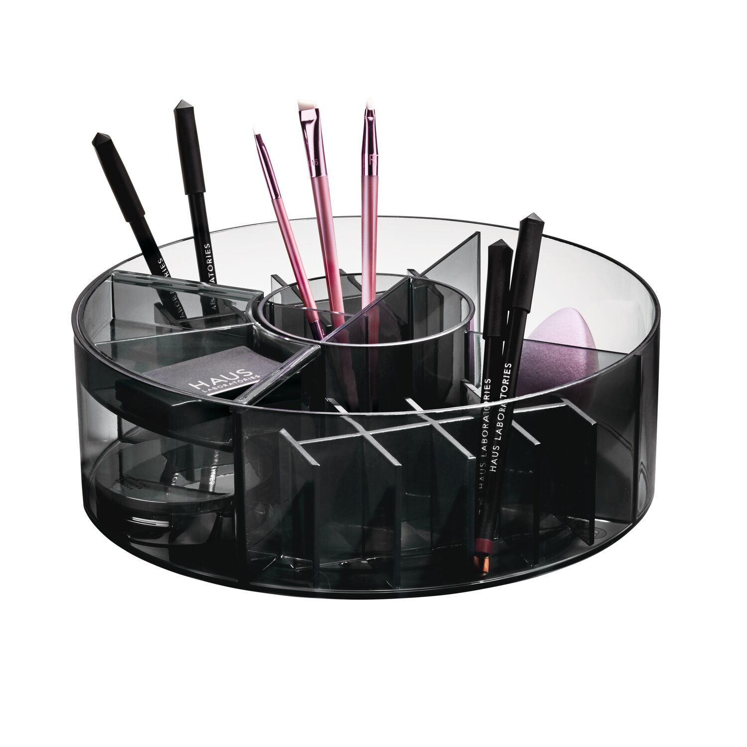 40229-idesign-25-4cm-cosmetic-carousel-makeup-organiser-smoke-matte-black