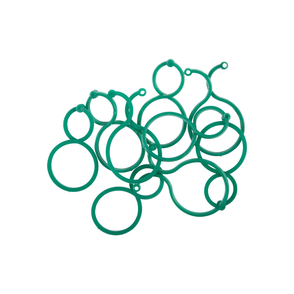 415098-30pc-gardenmaster-figure-8-clips-secure-plant-garden-stakes-green