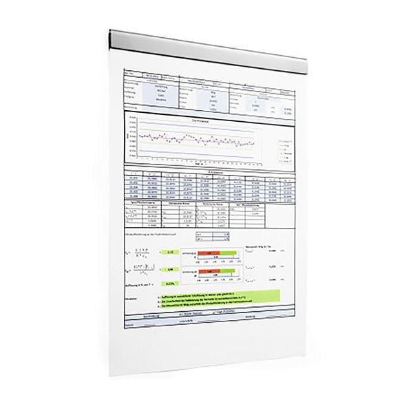 470623-5pk-durable-durafix-rail-a5-self-adhesive-21cm-magnetic-clip-silver