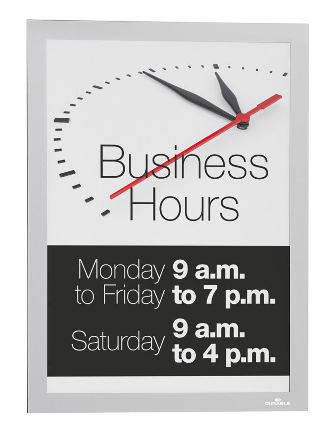 484123-2pk-durable-duraframe-sun-static-cling-a4-document-holder-silver