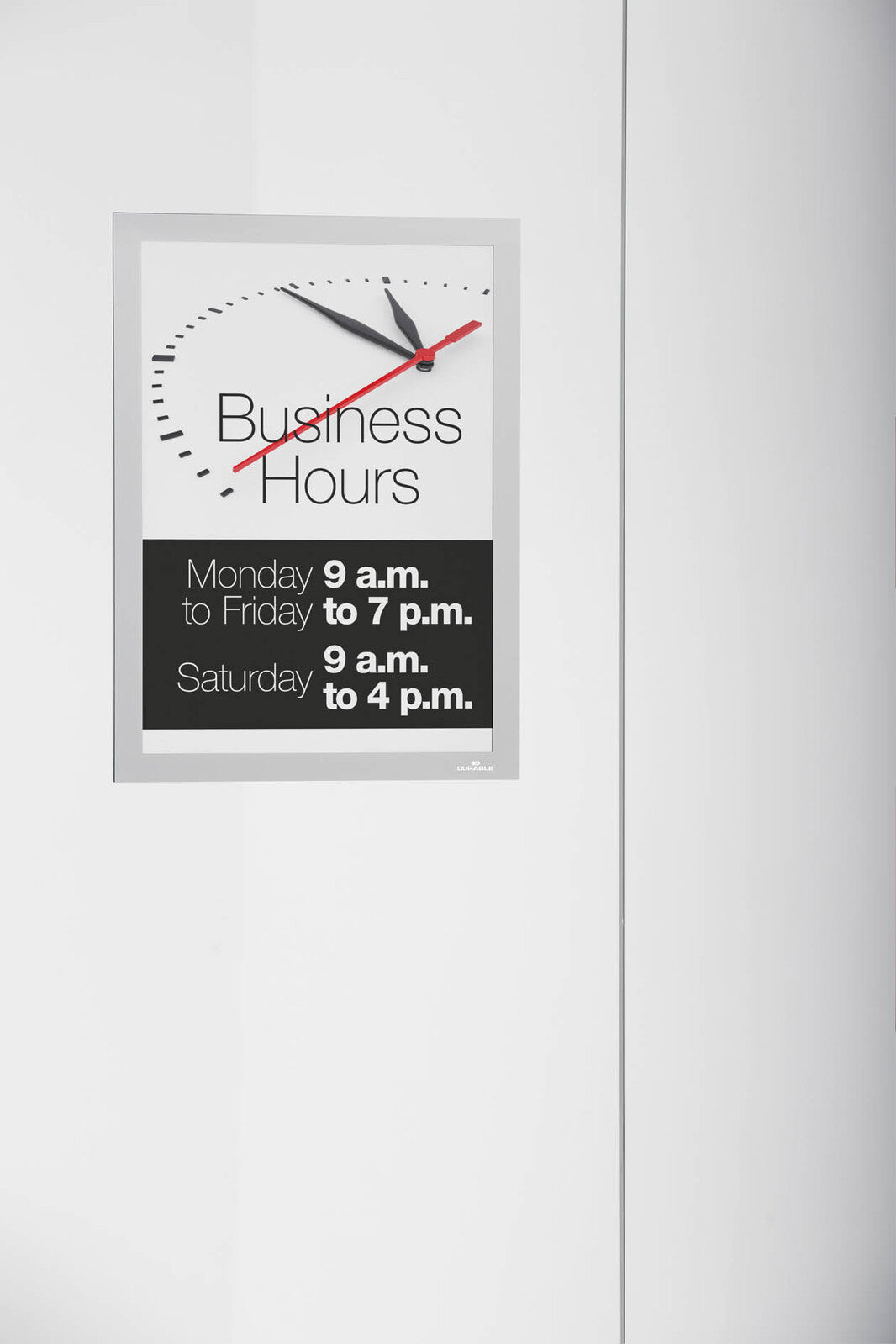 484123-2pk-durable-duraframe-sun-static-cling-a4-document-holder-silver