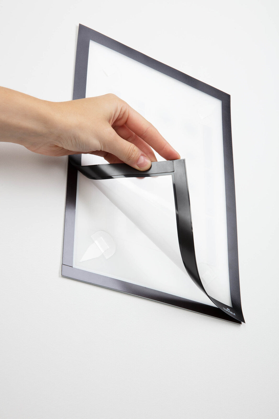 484301-durable-duraframe-wallpaper-a4-document-holder-w-adhesive-strips-black