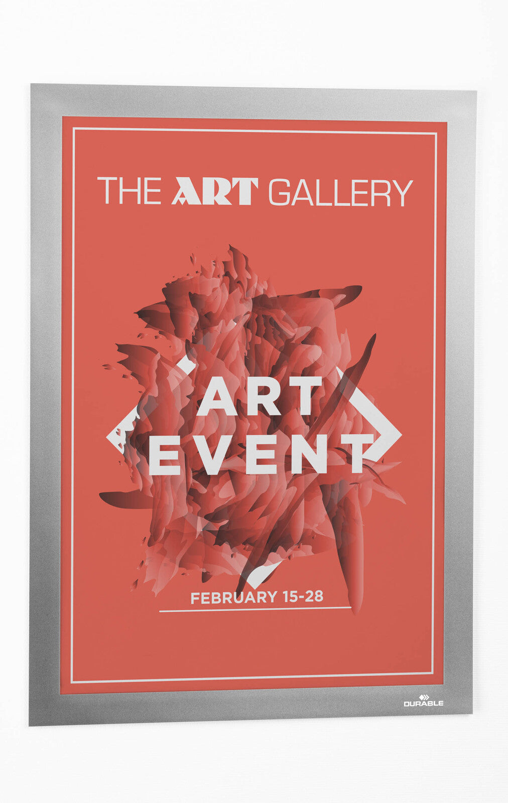 484323-durable-duraframe-wallpaper-a4-document-holder-w-adhesive-strips-silver