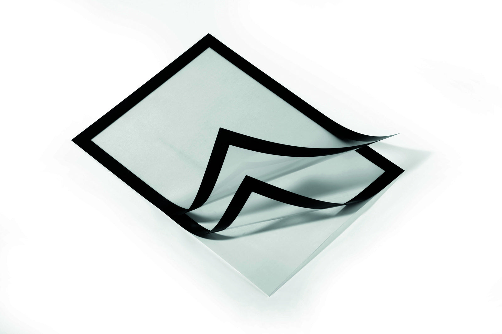 487201-2pc-durable-duraframe-a4-32-5cm-sign-holder-black