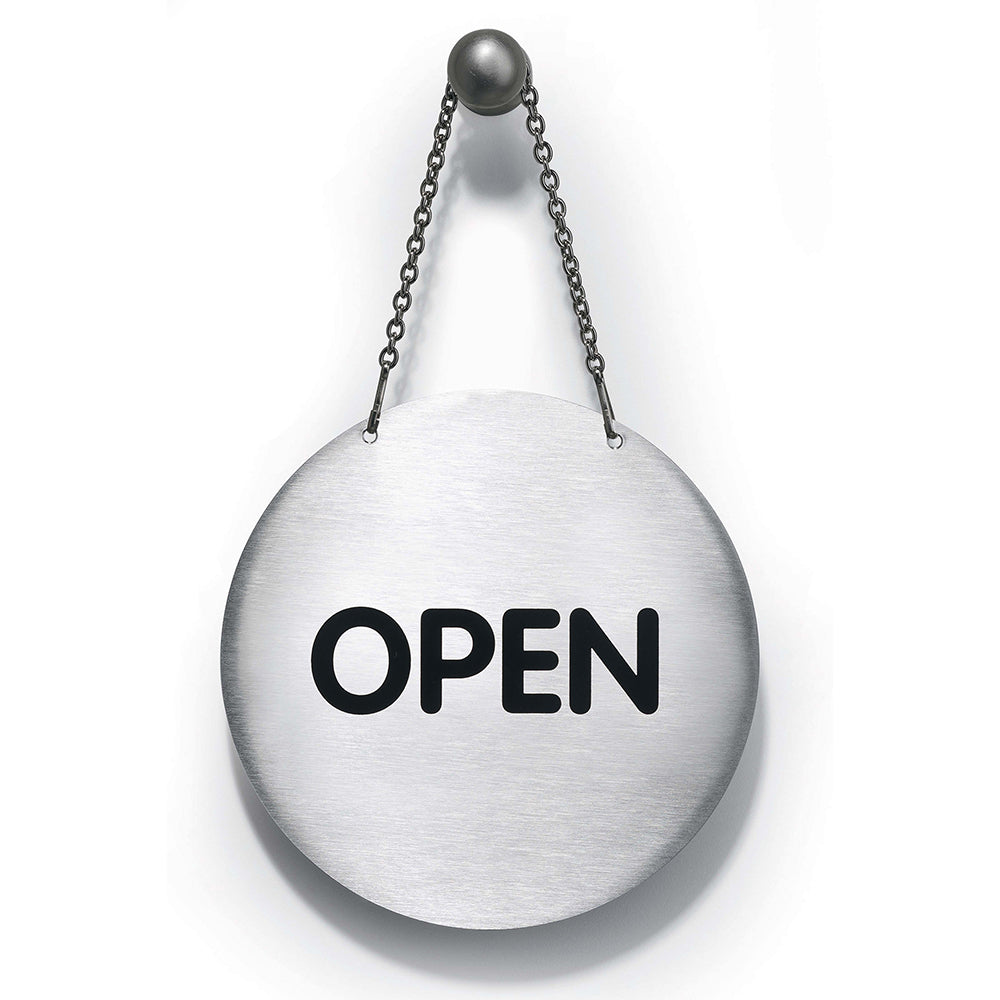 495565-durable-pictogram-open-closed-sign-130mm-silver-stainless-steel
