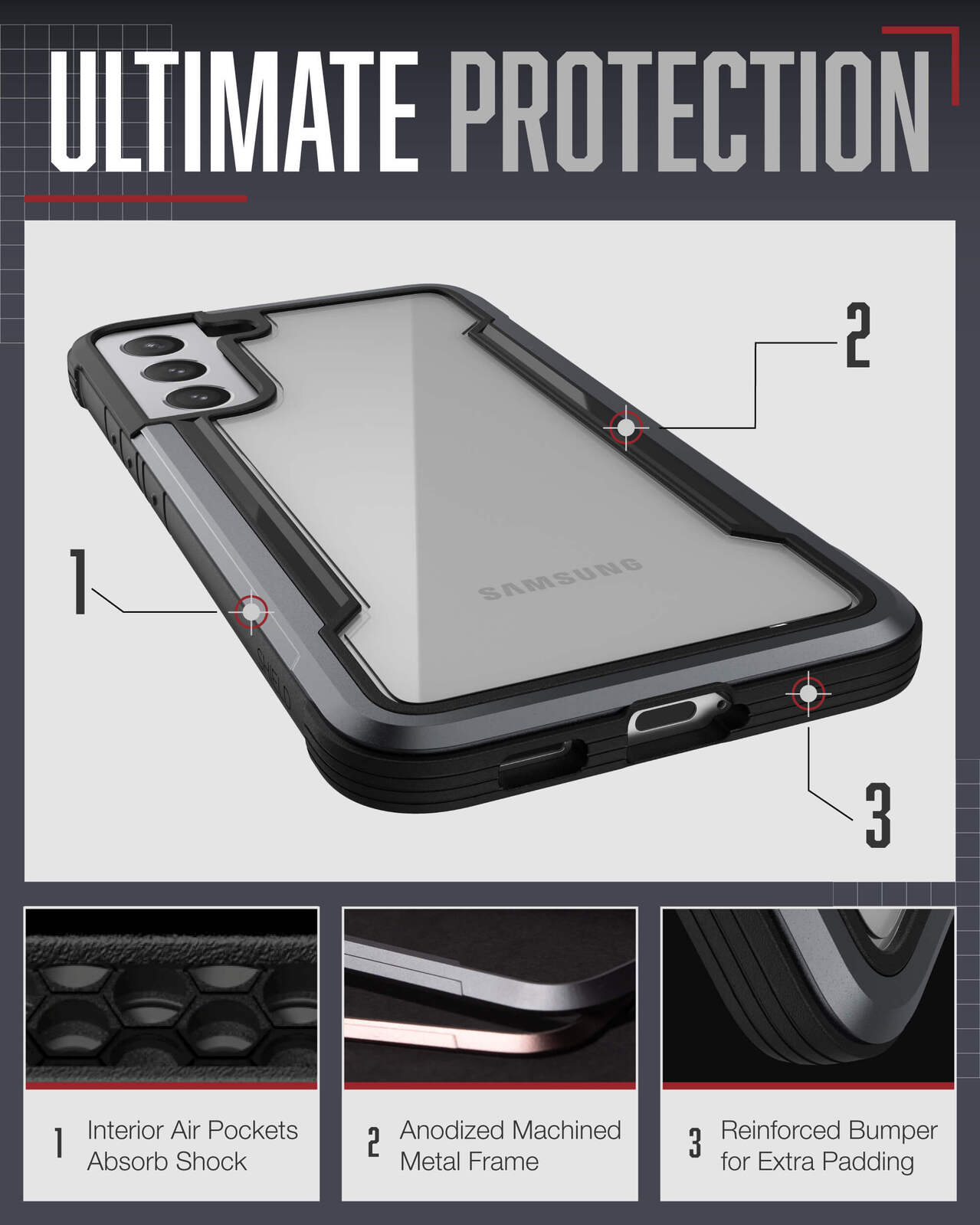 497183-x-doria-raptic-shield-case-protection-for-samsung-galaxy-s23-black