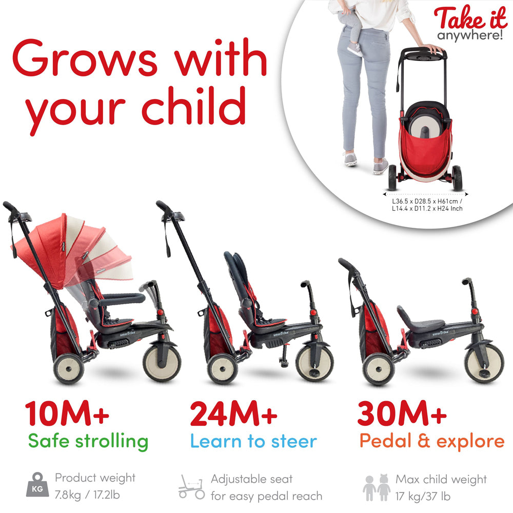 5055500-smartrike-6-in-1-str5-folding-stroller-trike-kids-toy-9m-red