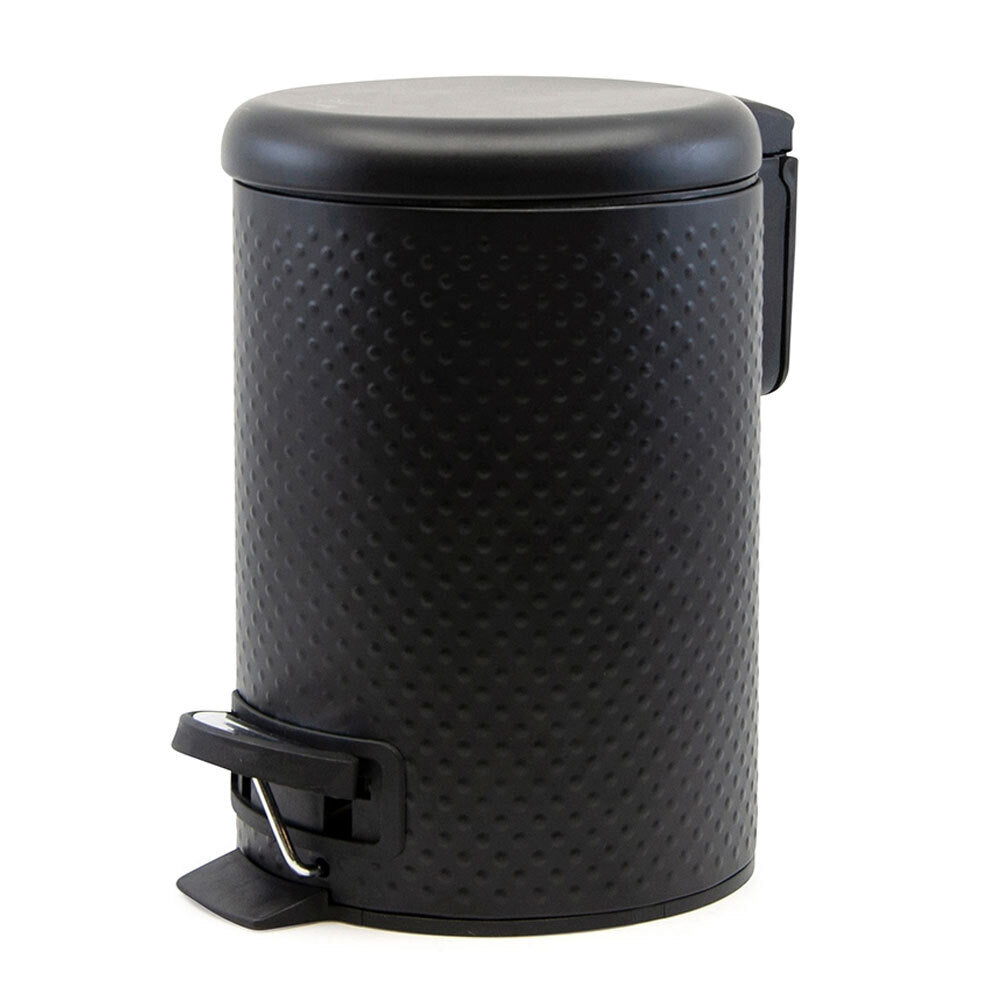 50951-salt-pepper-3l-metal-spot-pedal-rubbish-bin-black