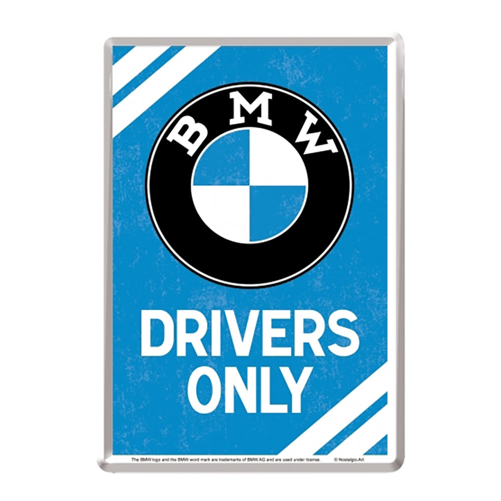 5110308-nostalgic-art-metal-mailing-postcard-bmw-drivers-only-10x14cm