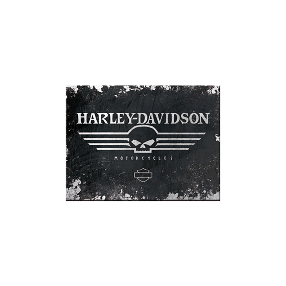 5114300-nostalgic-art-fridge-rectangle-magnet-harley-skull-logo-6x8cm