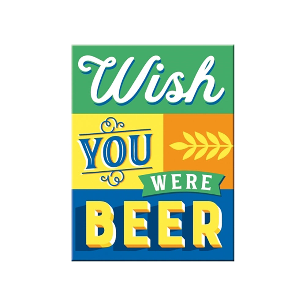 5114365-nostalgic-art-fridge-rectangle-magnet-wish-you-were-beer-6x8cm