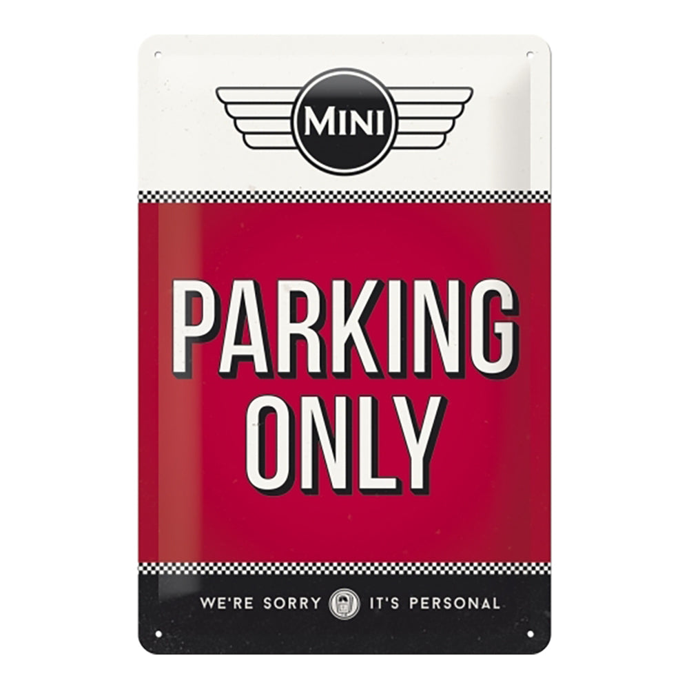 5122243-nostalgic-art-medium-metal-sign-mini-parking-only-20x30cm