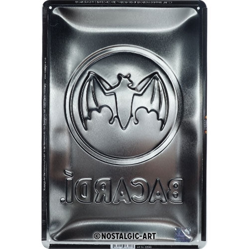 5122319-nostalgic-art-bacardi-logo-20x30cm-medium-metal-tin-sign-black