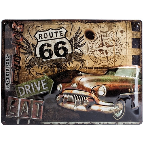 5123147-nostalgic-art-route-66-drive-30x40cm-large-metal-tin-sign