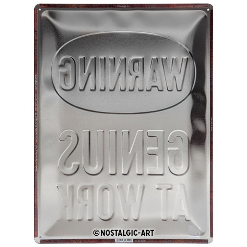 5123229-nostalgic-art-genius-at-work-30x40cm-large-metal-sign-home-wall-decor