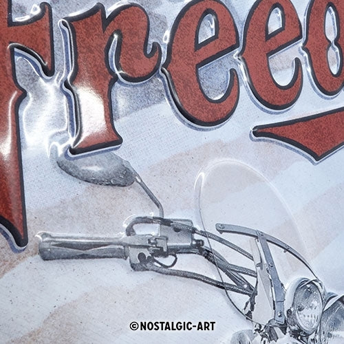 5123284-nostalgic-art-route-66-freedom-30x40cm-large-metal-tin-sign