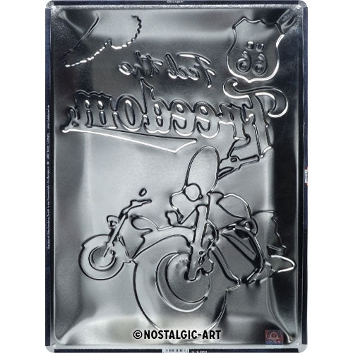 5123284-nostalgic-art-route-66-freedom-30x40cm-large-metal-tin-sign