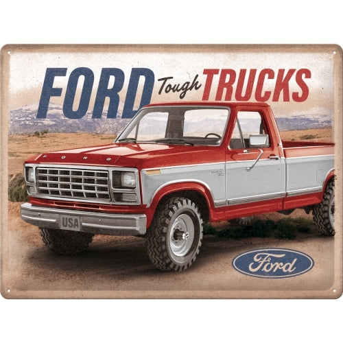 5123324-nostalgic-art-ford-tough-trucks-f250-ranger-30x40cm-large-metal-sign