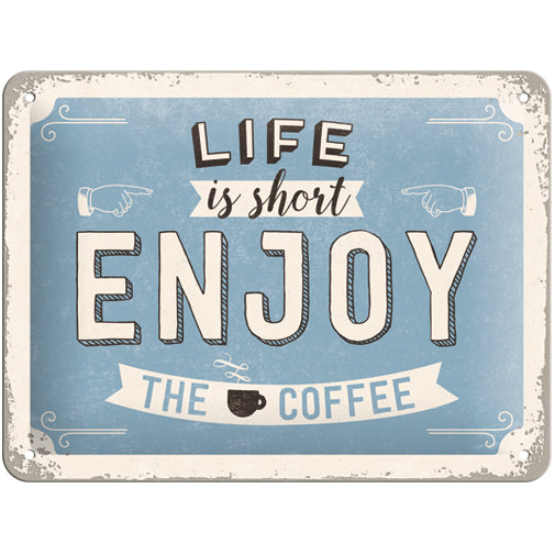 5126190-nostalgic-art-15x20cm-small-wall-hanging-metal-sign-enjoy-the-coffee