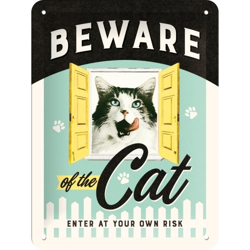 5126208-nostalgic-art-15x20cm-small-wall-hanging-metal-sign-beware-of-the-cat