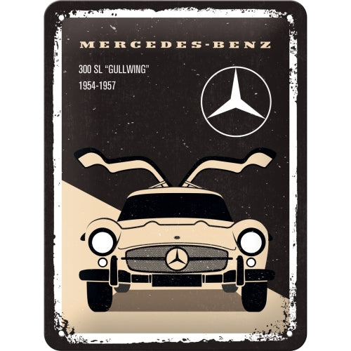 5126225-nostalgic-art-15x20cm-small-wall-hanging-metal-sign-mercedes-benz-300sl-beige