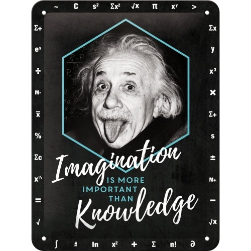 5126247-nostalgic-art-15x20cm-small-wall-sign-einstein-imagination-knowledge