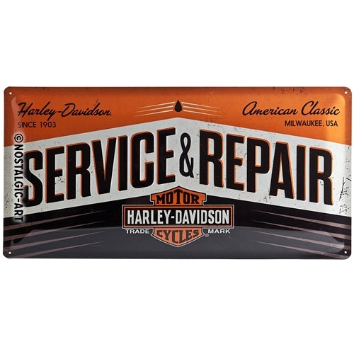 5127002-nostalgic-art-harley-service-repair-25x50cm-metal-long-sign