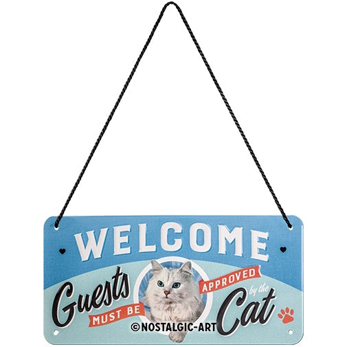 5128027-nostalgic-art-metal-10x20cm-hanging-sign-welcome-guests-cat