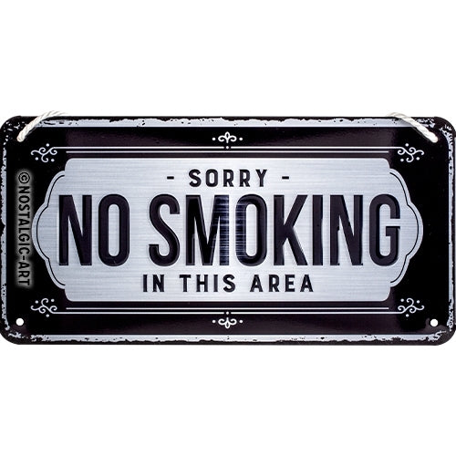 5128039-nostalgic-art-metal-10x20cm-hanging-sign-sorry-no-smoking