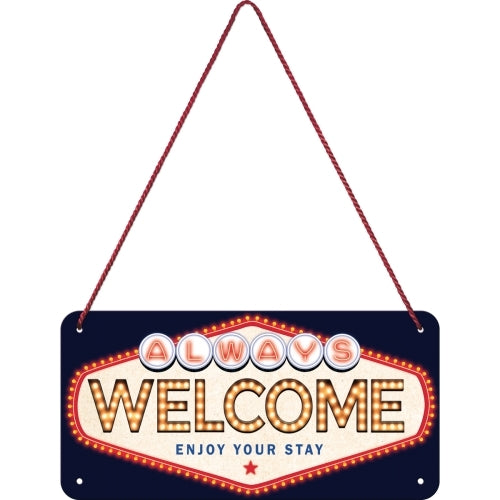 5128040-nostalgic-art-10x20cm-wall-hanging-sign-always-welcome