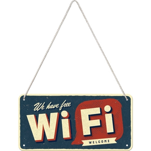 5128041-nostalgic-art-metal-10x20cm-hanging-sign-free-wifi