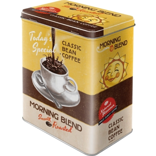 5130116-nostalgic-art-20cm-3l-tin-box-metal-storage-best-blend-large