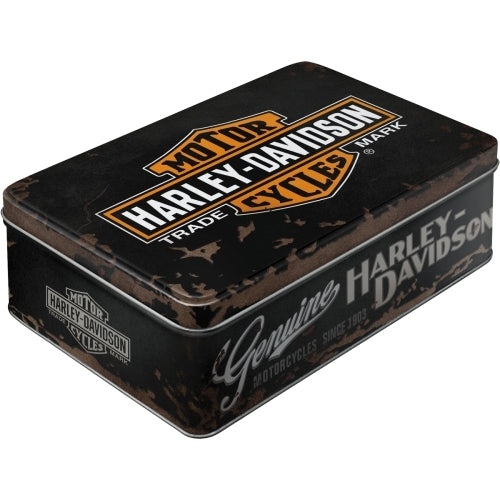 5130703-nostalgic-art-23cm-2-5l-flat-tin-storage-harley-davidson